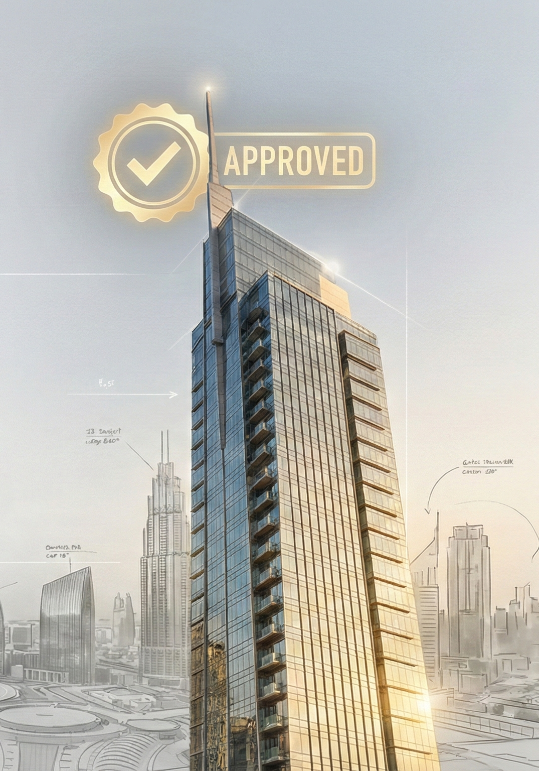 Professional building approvals consultancy office in Dubai